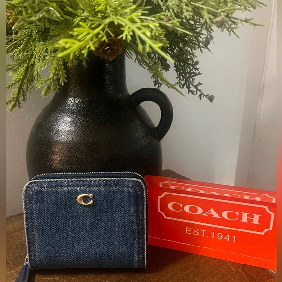 Coach Handbags - Coach Essentials Denim Bifold Wallet (NWT)